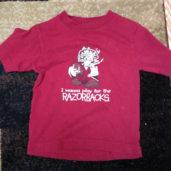 ✅Razorbacks toddler shirt