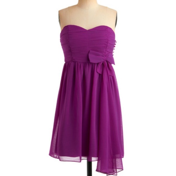 NWT Purple modcloth dress by minuet M