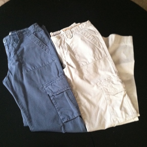 Reserved .  Blue & green cargos 2 pair total