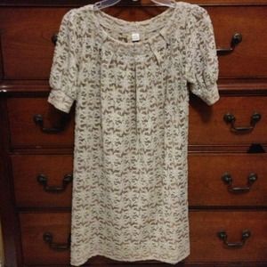 Only hearts floral lace short sleeve mini dress S