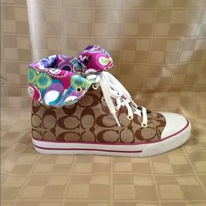 Coach Poppy High-Top Sneakers