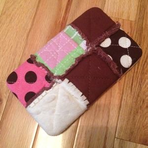 Colorful quilted wallet