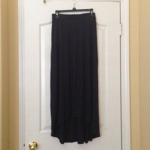 Navy Blue Maxi Skirt