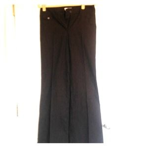 Designer pinstripe dress pants