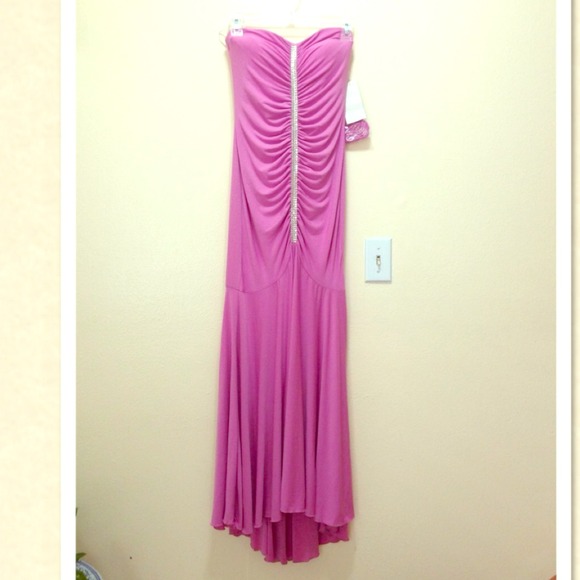 Kiki - Strapless Lavender Dress