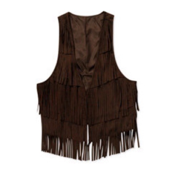 Brown Fringe Vest 🎉Host Pick🎉