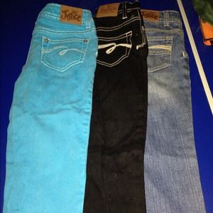 Justice size 8slim capris-jeggings-jeans