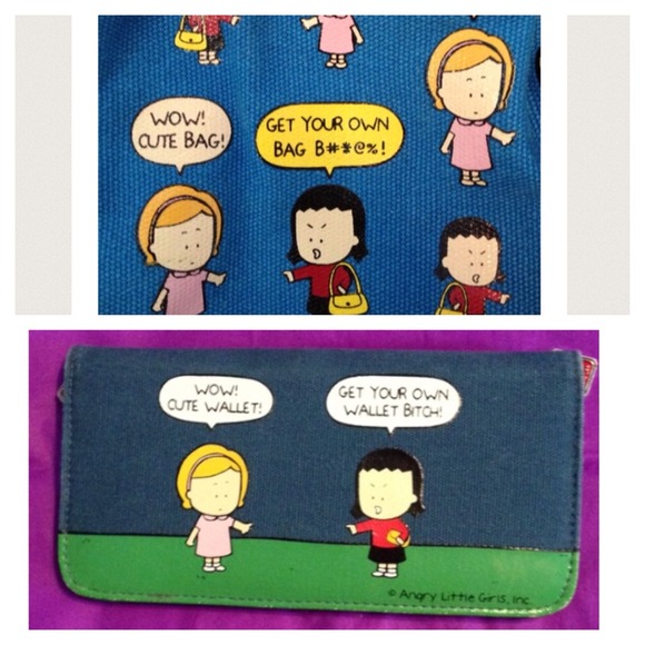 Angry Little Girls Handbags - Bundle ✨Host Pick✨Angry Little Girls bag & wallet!