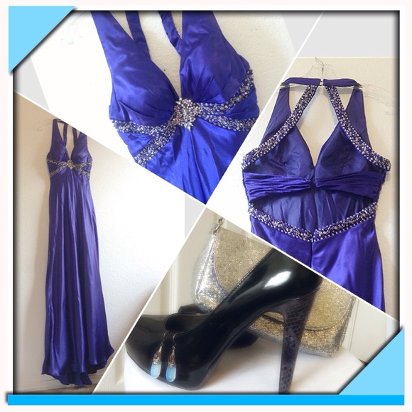 SOLD ON EBAY-Deep Purple Gown
