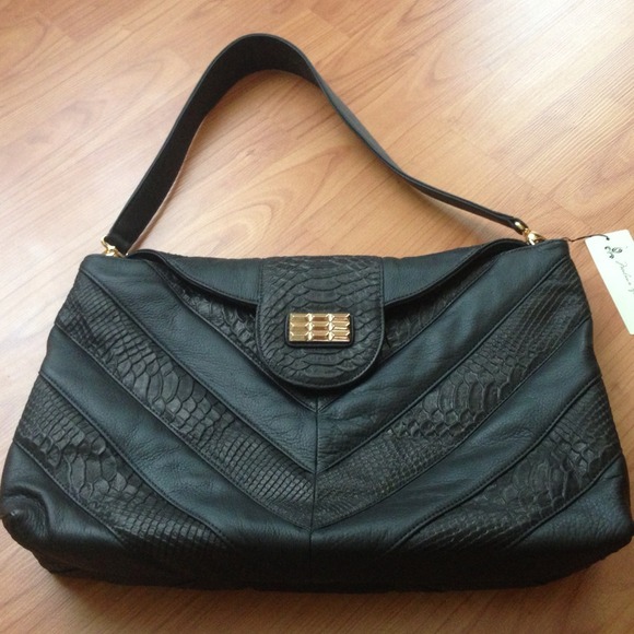 Melanie Auld Leather Clutch