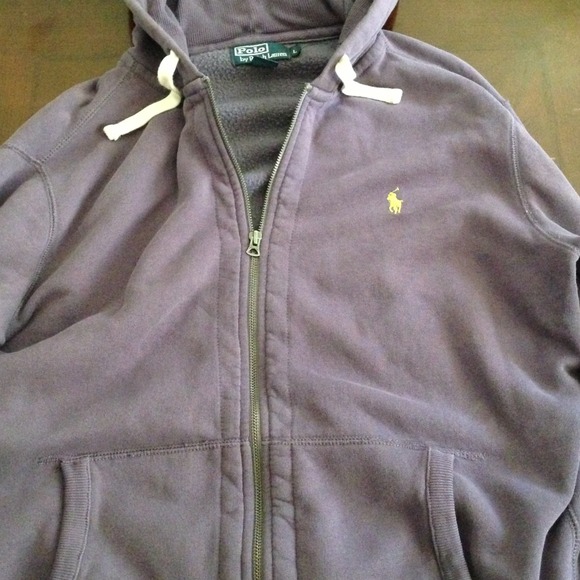 Light purple and yellow polo hoodie🏇