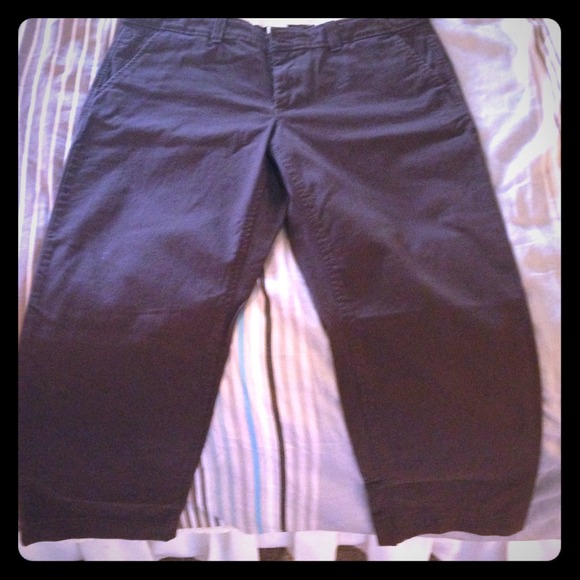 Brown ankle pants