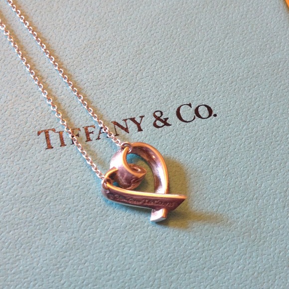 REDUCED!!! Authentic silver heart Tiffany necklace - Picture 3 of 4