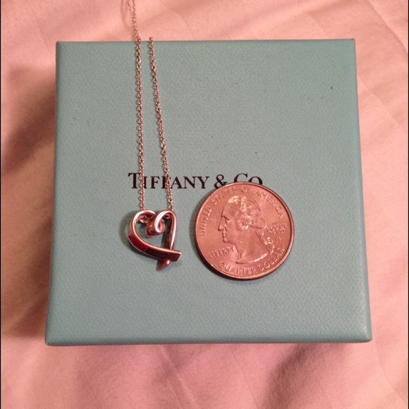 REDUCED!!! Authentic silver heart Tiffany necklace - Picture 4 of 4