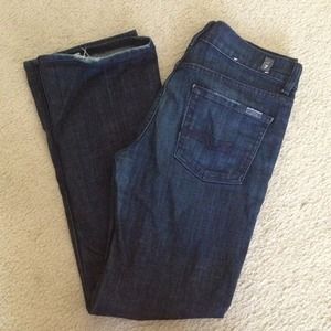 ***SOLD** Seven jeans - dark blue wash, bootcut