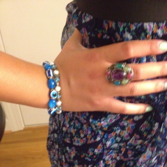 SOLD Zara Chiffon Flower Dress - Picture 3 of 3