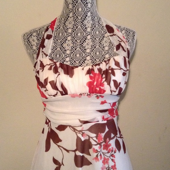 Floral Halter Dress