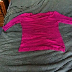 Bright pink tee