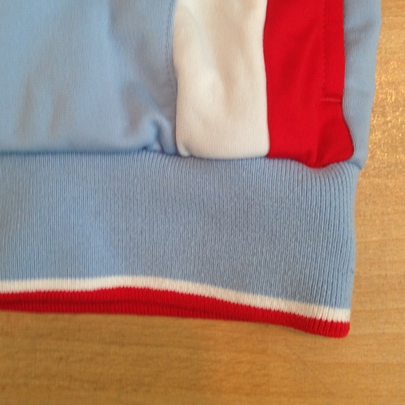 Puma track jacket red, white, and baby blue - Picture 4 of 4
