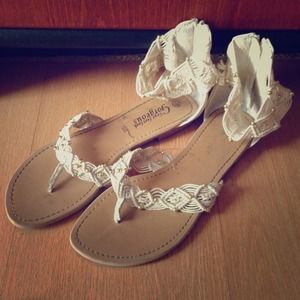 ASOS Heart Crochet Sandals