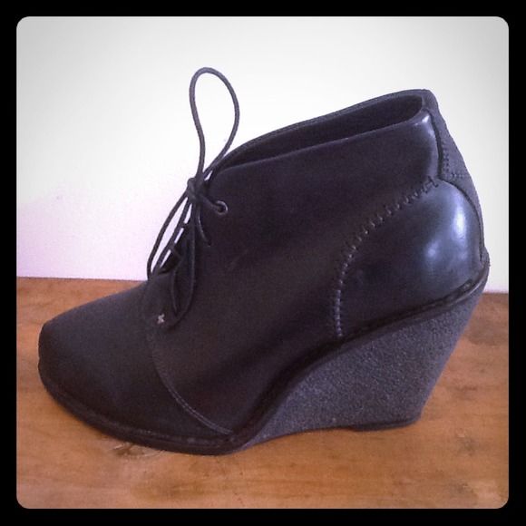 rag & bone Shoes - rag & bone "odval desert" wedge ankle boots