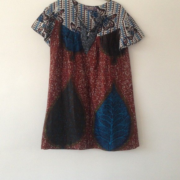 🚫SOLD🚫 CHICHIA LONDON mixed print dress