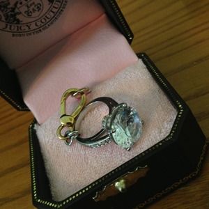 Juicy couture engagement ring charm!