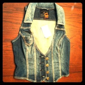 Denim vest by Guess