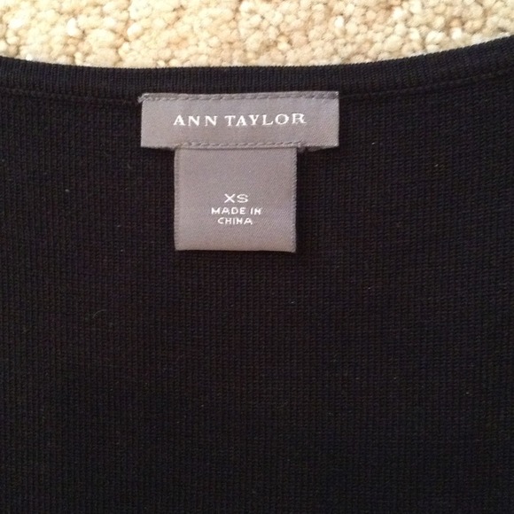 JUST REDUCED! Ann Taylor Black Knit Dress - Picture 3 of 4