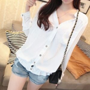 White button up shirt