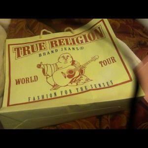 True religion shopping bag