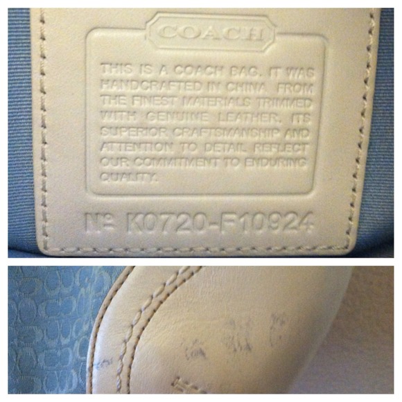 Baby blue coach hobo bag - Picture 2 of 4