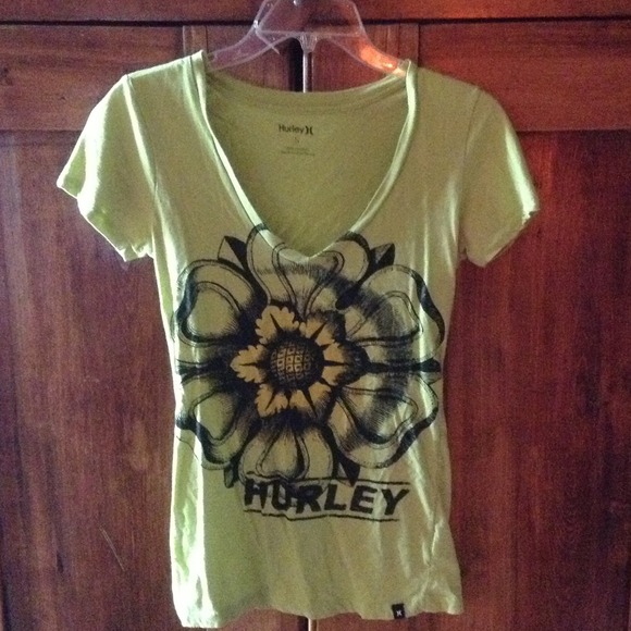Lime green Hurley shirt
