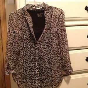 Cheetah print brand new shirt!