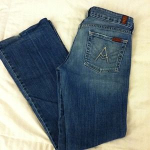 7 for All mankind boot cut jeans
