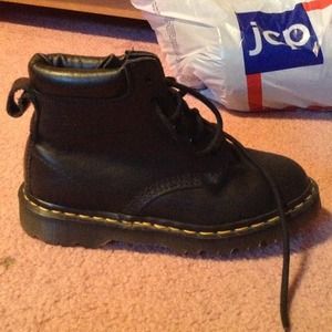 Black Dr. Martens boots