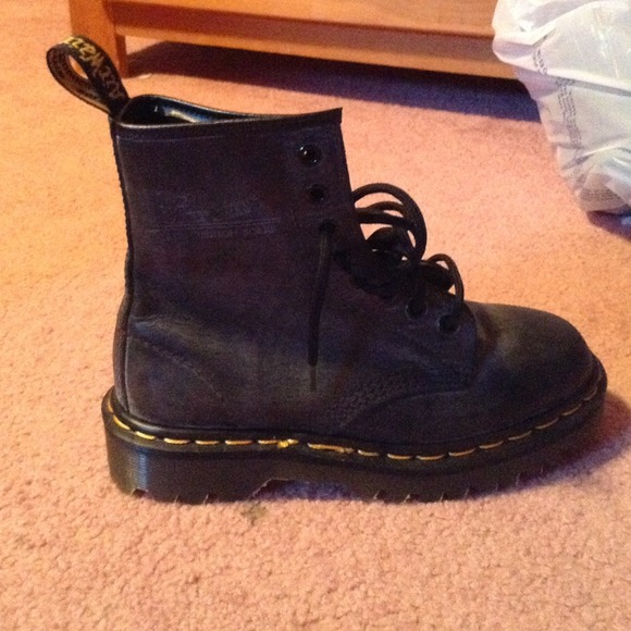 Black Dr. Martens boots