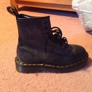 Black Dr. Martens boots