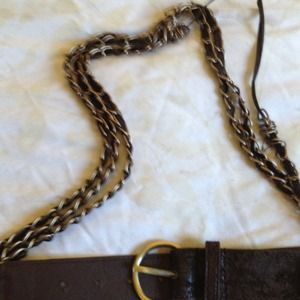 Brown belt perfect with your favorite jean