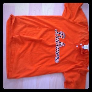 Baltimore shirt size medium button up number 8