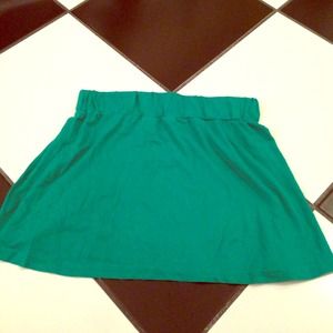 💜 5 for $25 H&m Teal mini skirt