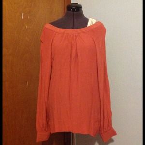 Forever21 Chiffon Blouse Shirt {Rose}