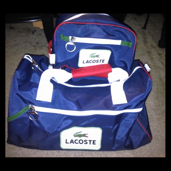 Lacoste Duffle bag & make-up bag