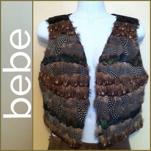 ✂️$20✂️Bebe Feather Vest