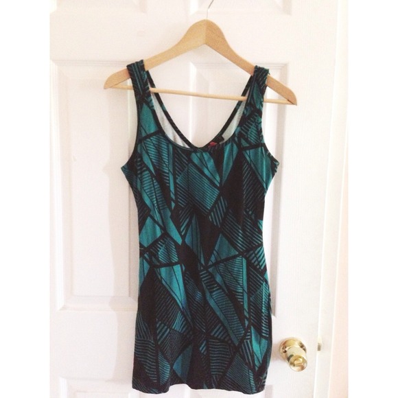 Green Patterned Dress