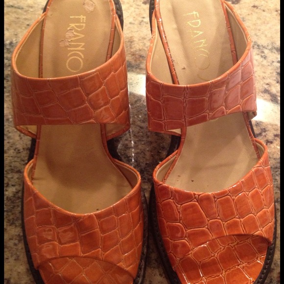 2 pair Franco Sarto Slide Sandals-size 6