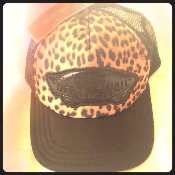 VANS Cheetah Print Hat!!! So cute!!