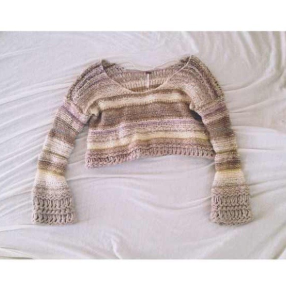 🚫SOLD🚫free people cropped sweater 🌻 - Picture 3 of 3