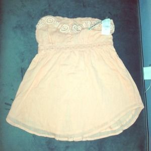 O'Neil tube top- peach