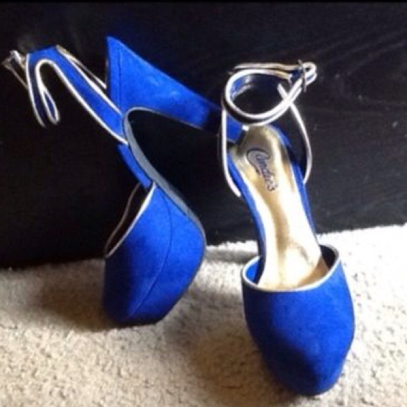 ❌SOLD❌Blue platform👠 - Picture 2 of 2